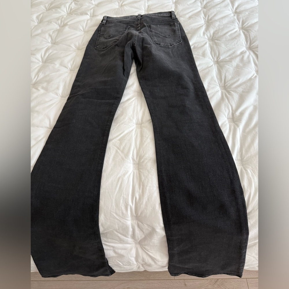 Hudson Jeans Barbara High Rise Baby Bootcut Jeans with Slit 26